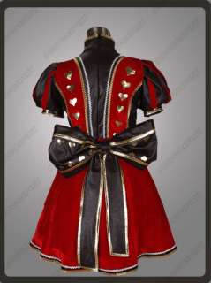 New Alice Madness Returns Quee Cosplay Costutme  