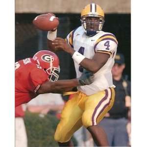 JaMarcus Russell LSU Breaking Tackle 8x10