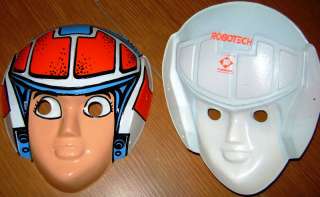 VINTAGE ROBOTECH COSTUME MASK PLASTIRAMA ARGENTINA  