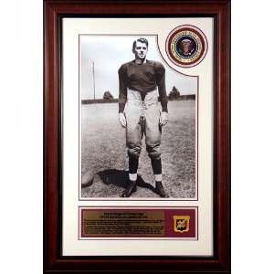  Reagan Framed Gipper Notre Dame 16x20 Patch/Plate Sports 