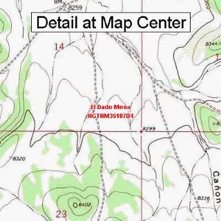   Map   El Dado Mesa, New Mexico (Folded/Waterproof)