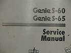   Service Manual items in ABC Equipment Rental and Sales 
