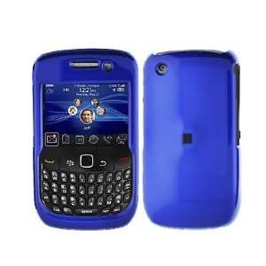  Crystal Hard Solid BLUE Cover Case for RIM BlackBerry 