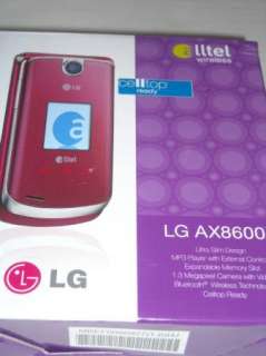 ALLTEL LG8600 CELL PHONE w/ Player+Camera~w/over $50 in NEW 