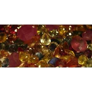  Mixed Gems   Diamond Ruby Sapphire 