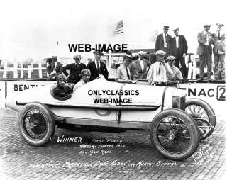 1922 INDY 500 JIMMY MURPHY & MECHANIC AUTO RACING PHOTO  
