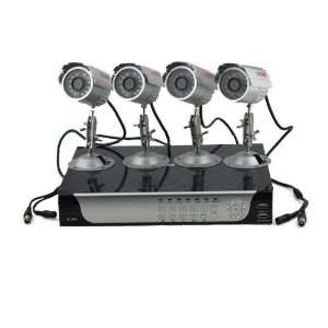 KARE H.264 CCTV DVR+4pcs 1/4Sony CCD CCTV camera 