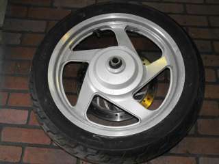 94 03 Honda Magna 750 VF750cd Front Wheel Tire Rotor  
