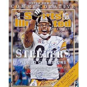  Pittsburgh Steelers Team Autographed SB XL Commemorative 