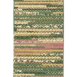  Hearth Rectangular Braided Area Rug   8x10, Light Pink 