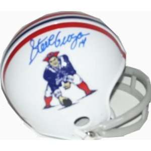  Steve Grogan (New England Patriots) Football Mini Helmet 