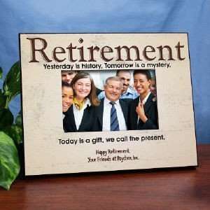 Personalized Retirement Picture Frame Retirement Printed Photo Frame 