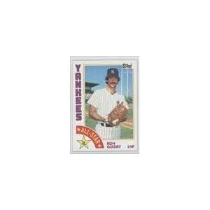 1984 Topps #406   Ron Guidry AS Sports Collectibles