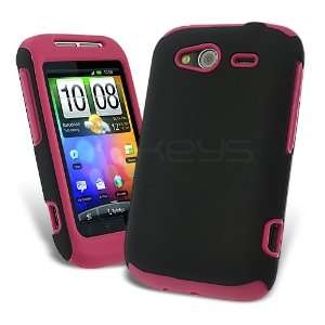  Celicious Hot Pink Hybrid Silicone Combo Case for HTC 