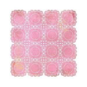  Lemonade Doilies Laser Cut Cardstock 12x12  Pink