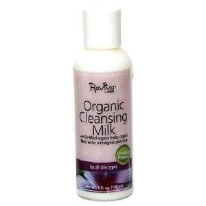 Reviva Labs Organic Cleansing Milk, 4 Ounces