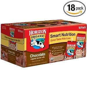 Horizon Organic Low Fat Milk, Chocolate, 8 Ounce Aseptic Cartons (Pack 