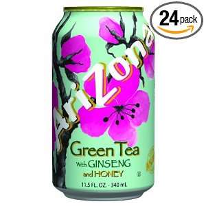 Arizona Green Tea, 11.5 Ounce (Pack of 24)  Grocery 
