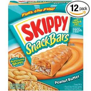 Skippy Snack Bars, Peanut Butter, 1.34 Ounce Bars in 6 Count Boxes 
