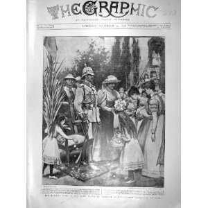 1898 Kaiser German Emperor Consulate Haifa Children 