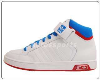 Adidas Varial Mid ST Original White Blue Red 2011 New Mens Casual 