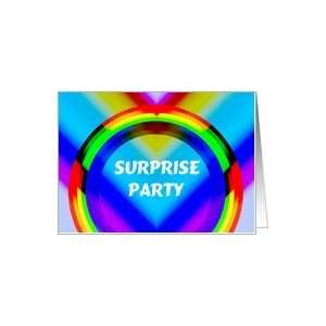  Surprise Party Invitation    Colorful Surprise Card 