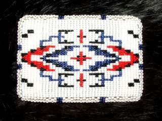 Belt Buckle Native American Indian Beadwork New #16  