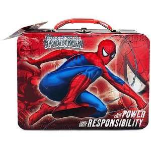   Man Power & Responsibility Embossed Metal Lunch Box Toys & Games