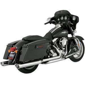 Vance and Hines Dresser Duals Chrome Exhaust For 10 11 Harley Touring 