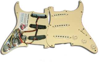   ceramic single coils middle pickup is reverse wound for hum cancelling
