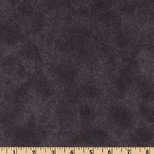  44 Wide Happy Holidays Flannel Velvet Charcoal Fabric By 