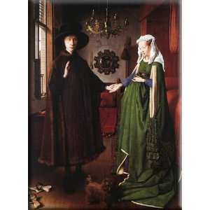  Portrait of Giovanni Arnolfini and his Wife 22x30 Streched 