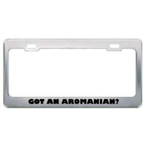 Got An Aromanian? Nationality Country Metal License Plate Frame Holder 