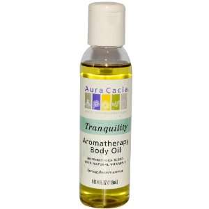    Aura Cacia Tranquility, Aromatherapy Body Oil, 4 oz. bottle Beauty