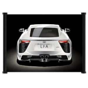  Lexus LFA Exotic Sports Car Fabric Wall Scroll Poster (42 
