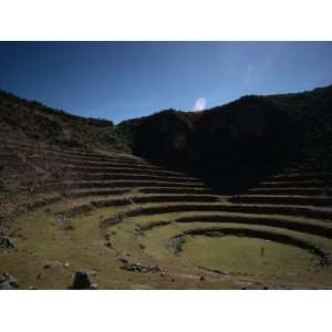  Ancient Inca Agriculture Experimental Station Stretched 