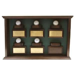  Six Holes in One Shadow Box Display 