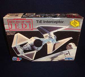 Star Wars Return Of The Jedi TIE Interceptor 1990 AMT ERTL  