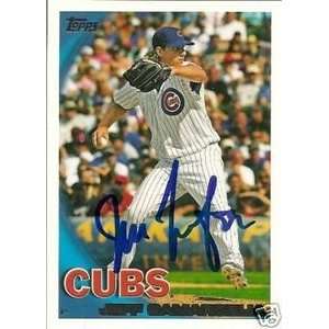  Jeff Samardzija Signed Chicago Cubs 2010 Topps Card 