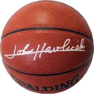  Autographed John Havlicek Ball   Spalding Indoor Outdoor 