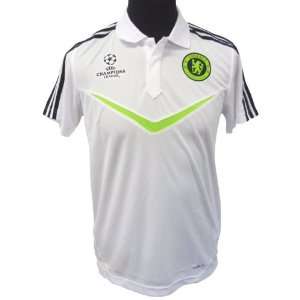   Chelsea White Champions League Polo Shirt 2010 11