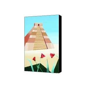  Abstract Pyramid Acrylic Painting by Artist Mark Webster 