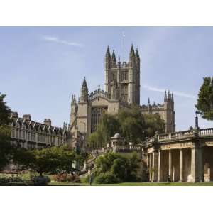 Abbey, Bath, UNESCO World Heritage Site, Avon, England, United Kingdom 