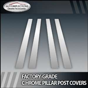  03 07 Honda Accord 4Pc Chrome Pillar Post Covers 