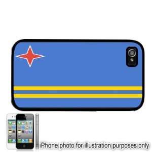  Aruba Aruban Flag Apple iPhone 4 4S Case Cover Black 