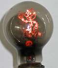 Rare Vintage Reddy Kilowatt Neon Light Bulb Night Glow Electricity 