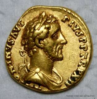 ANCIENT ROMAN GOLD COIN ANTONINUS PIUS AUGUSTUS 138   161 A.D. Extra 