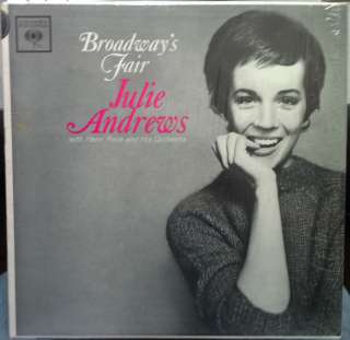 JULIE ANDREWS broadways fair LP vinyl CS 8512 VG+  