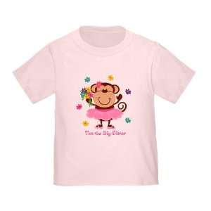  Big Sister Monkey Toddler T shirt   Shirt 4T Baby