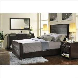 Mureno Vitalia Bedroom Set with Footboard in Espresso Size California 